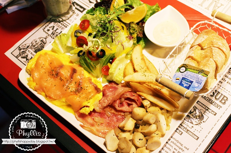 【Allin飽庫】份量多食材新鮮｜驚呼連連的美式風格巷弄小店｜台中早午餐推薦｜台中北區餐廳｜台中餐廳