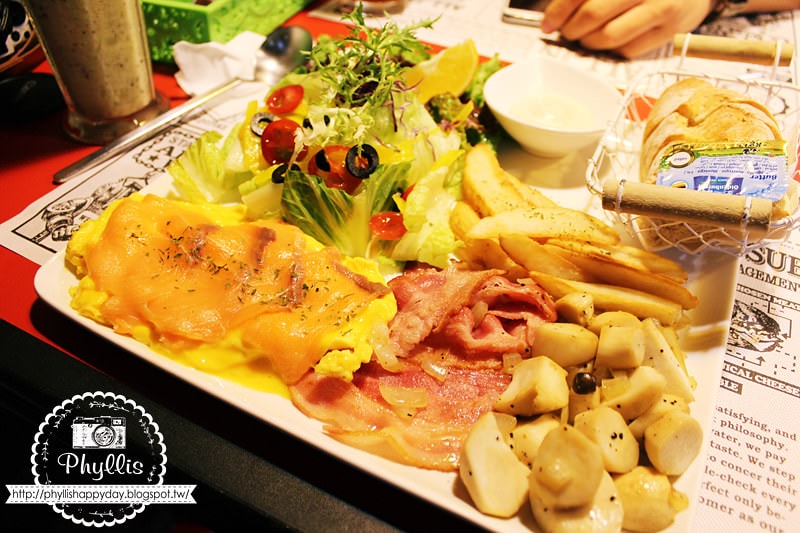 【Allin飽庫】份量多食材新鮮｜驚呼連連的美式風格巷弄小店｜台中早午餐推薦｜台中北區餐廳｜台中餐廳