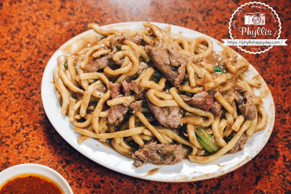 西市汕頭館招牌牛肉炒麵，新竹必吃美味