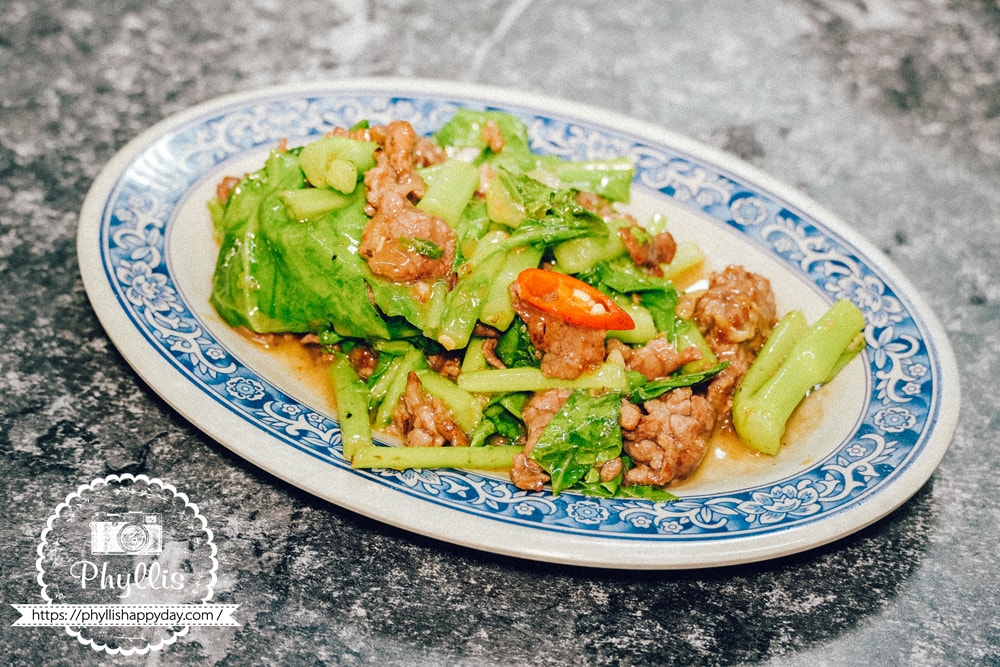 西羅殿牛肉湯 芥藍炒牛肉｜必點人氣熱炒、香辣不苦超下飯
