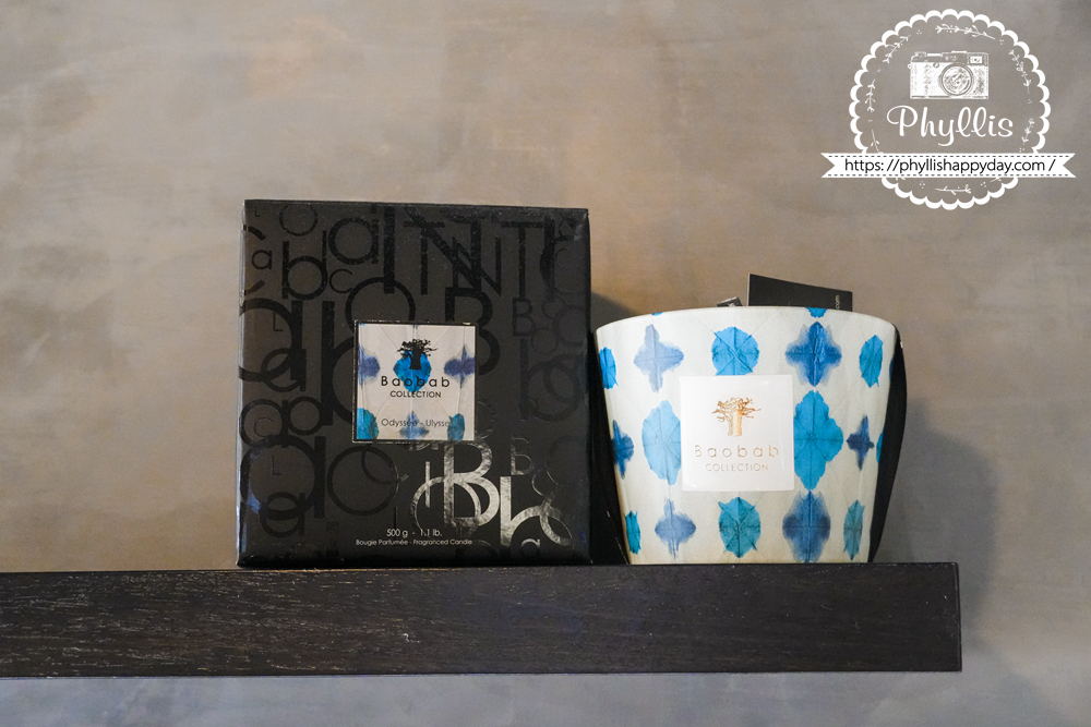 淺山民宿 Rolling Hills 房內香氛蠟燭，氣味柔和增添放鬆氛圍。