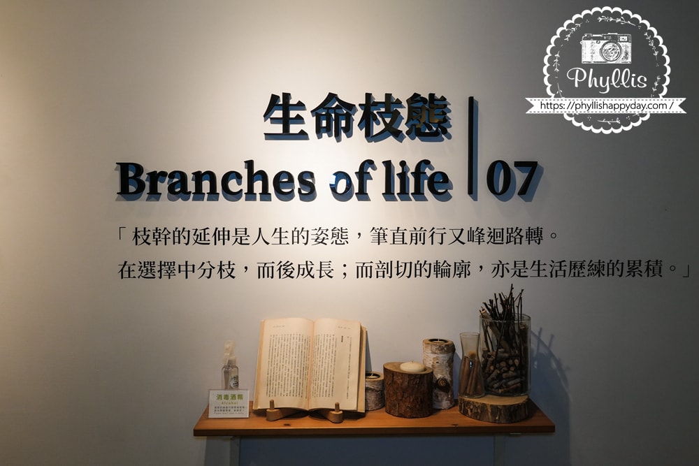 【葉綠宿・綠宿行旅 Green Hotel 草悟道館】|勤美草悟道步行5分鐘|台中親子住宿推薦|浴缸親子房實住分享|床圍需提前預約 - 第23張圖 樓層設計理念文字牆