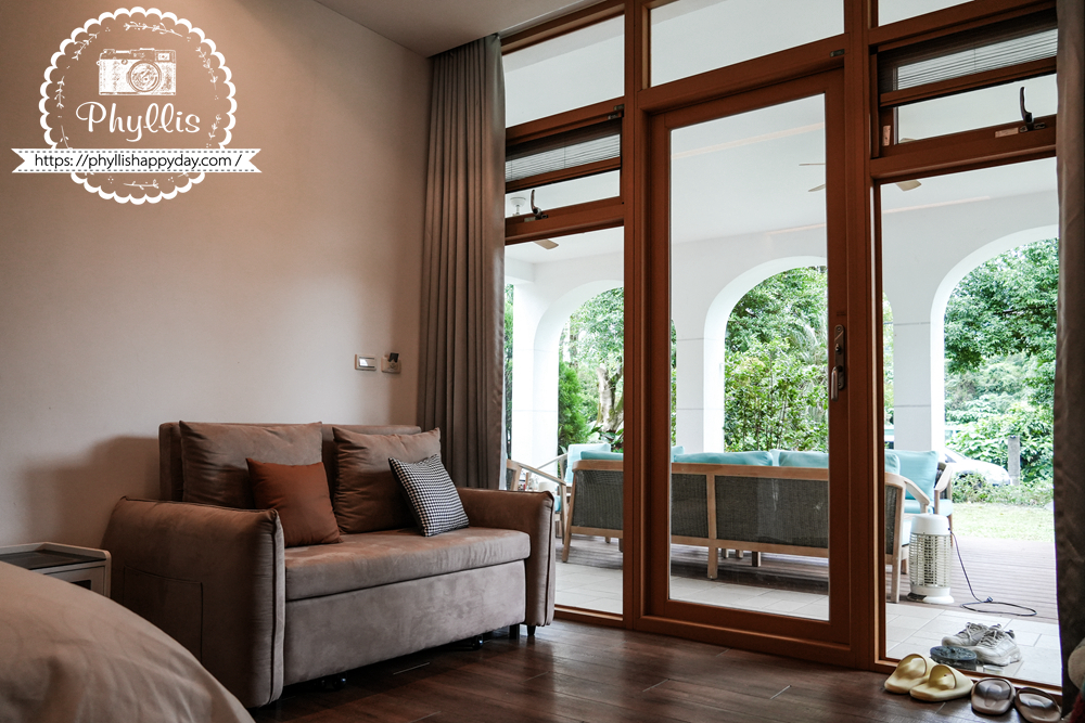 【湖畔莊園】冬山梅花湖旁的質感親子、寵物民宿|從大廳到早餐都充滿溫度,走路2分鐘就到湖邊的療癒旅程 - 第30張圖 湖畔莊園提供寵物友善房型,毛孩也能一起旅行入住