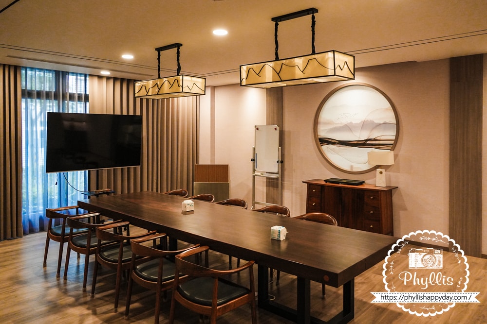 【悅徠舘Joyfultel】林口飯店推薦|近長庚醫院的乾淨質感住宿,附室內停車與自助式早餐,親子商務都適合 - 第19張圖 林口住宿悅徠舘免費會議室商務空間