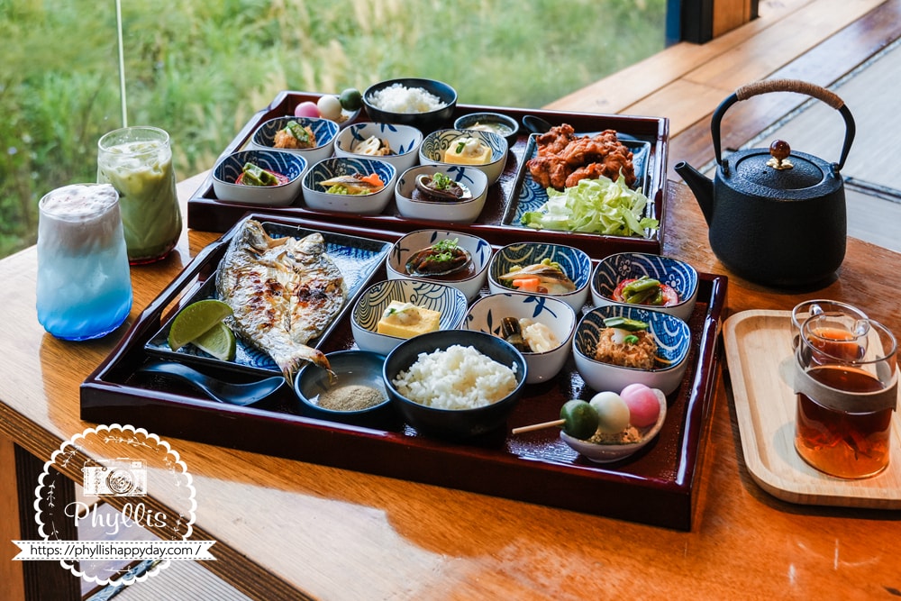 【環湖咖啡2號店】石門水庫湖畔景觀咖啡廳|大溪日式禪風景觀餐廳欣賞最美湖景|坐擁270度湖景 - 第18張圖 環湖咖啡2號店日式定食套餐,桃園景觀餐廳石門水庫美食