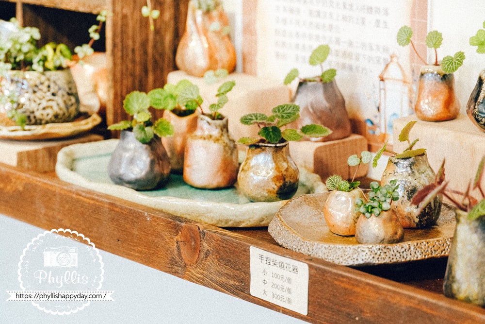 臻手作原創柴燒水耕陶器細節特寫，三坑小院特色陶藝創作