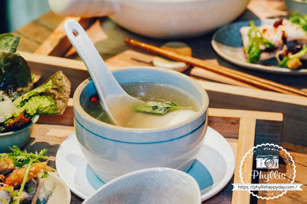 青泱炊飯套餐例湯魚湯｜龍潭青泱套餐內容介紹