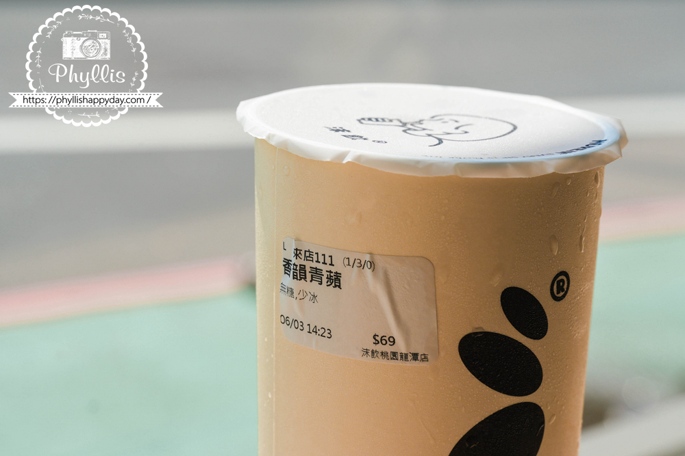 【沫飲MOREiN-桃園龍潭店】龍潭新開幕飲料店開箱!主打蕎麥茶與舒適內用空間,喝完讓人想再訪 - 第17張圖 沫飲MOREiN香韻青蘋,以青蘋果果香打造清爽順口的特色果茶