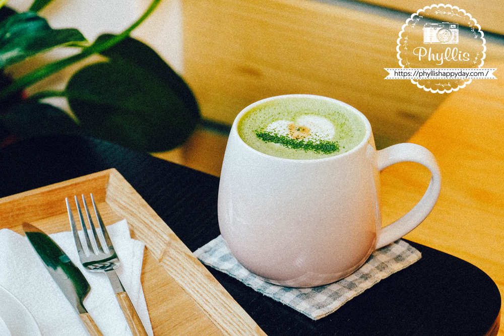 SweetBang Cafe抹茶咖啡拿鐵，桃園龍潭咖啡廳特色飲品推薦