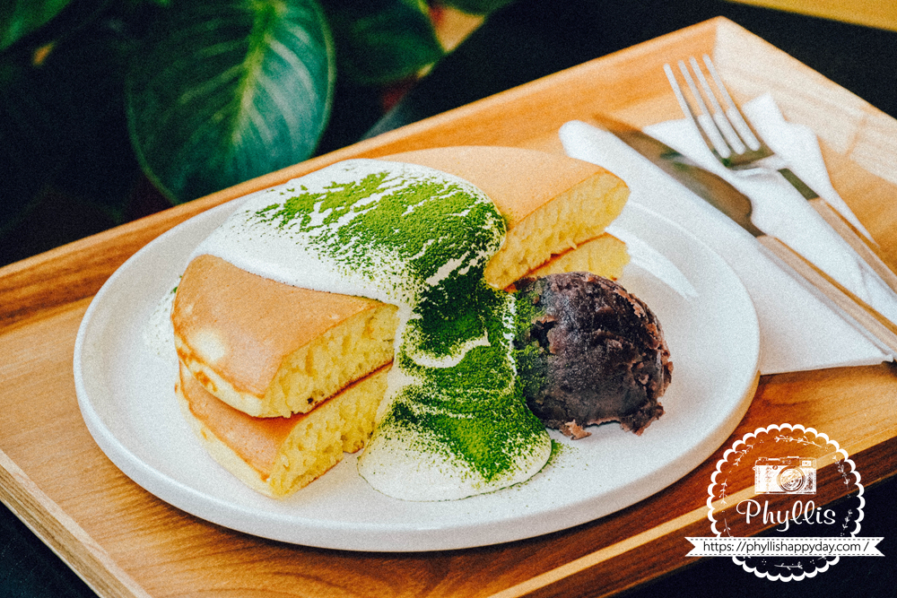 SweetBang Cafe鍋煎鬆餅日式紅豆口味，桃園龍潭咖啡廳甜點推薦